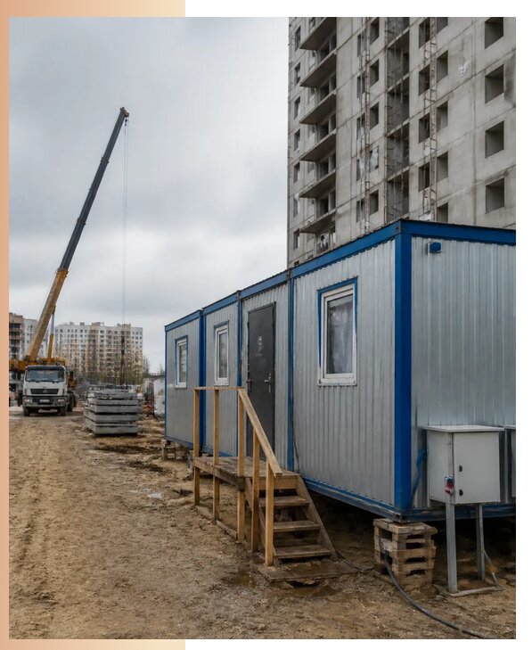 Аренда строительных вагончиков для рабочих в Владивостоке